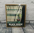 Black Horse The Throughbred Of Ales Sign 9 x7 3/8"