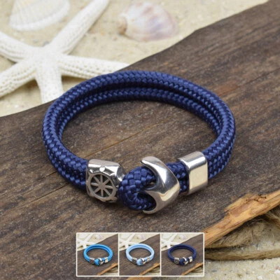 ❦ Armband RALF | Segeltau | 5 mm | Anker | Slider | Knebelverschluss | 05 ❦ - Bild 1 von 3