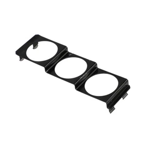 2'' 52 mm 3 Holes Gauge Meter Pod Radio Panel Mount Bracket  Black Universal - Bild 1 von 6