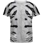 White Siberian Tiger Costume All Over Adult T-Shirt