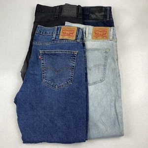Lot of 4 Levi's 541 Athletic Taper Fit Jeans Blue/Black Men's Size 38x30 - Picture 1 of 13