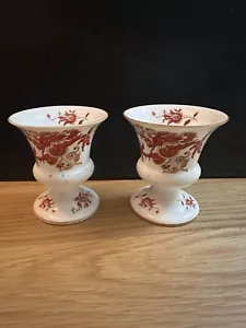 Rangoon Red Dragon China- twin cups - Picture 1 of 6