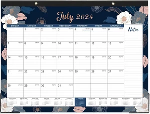 Desk Calendar 2024-2025 - 18 Monthly Large Desk Calendar 2024-2025 2-In-1, 22" X - Picture 1 of 7
