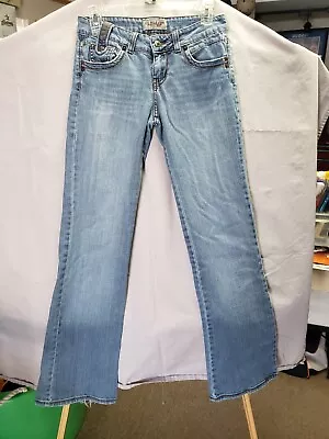 Vintage U. S. Polo Assn Distressed Denim Jeans Junior Size 5/6 - Image 1 of 4