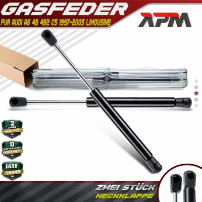2 molle a gas ammortizzatore portellone bagagliaio 279mm 530N per Audi A6 4B2 4B4 dal 1997 - Immagine 1 di 4