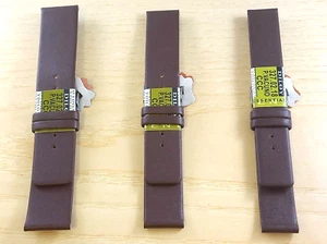 Cinturino Diloy liscio vera pelle tipo Diesel marrone larghezza 18/20/22mm. - Picture 1 of 5