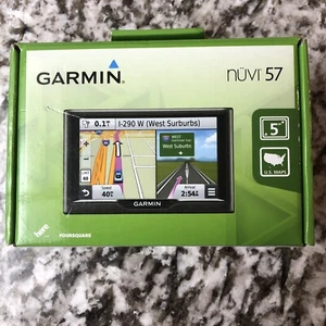 Garmin Nuvi 57 5" GPS Navigation System Automotive Navigator Car Charger Bundle - Picture 1 of 9