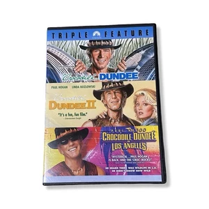 Crocodile Dundee Triple Feature DVD, 3-Disc Set, 2010 VGC 80’s Classic - Picture 1 of 2