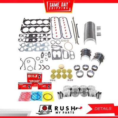 85-90 发动机重建套件 适用于雪佛兰 GMC C1500 7.4L V8 OHV 16v DNJ EK3198 — 第 1/4 张图片