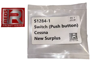 S1284-1 New Cessna Button Switch - Bild 1 von 5