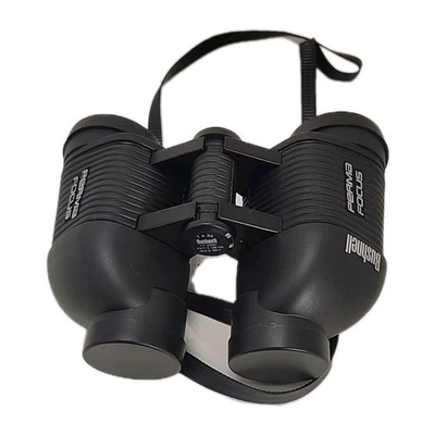 Bushnell Perma Focus 7 x 35 Binoculars 578 Feet At 1000 Yards 17-3507 with case - Image 1 of 4