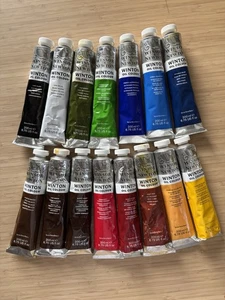 15 tubes WINSOR & NEWTON WINTON OIL COLOUR paint 200ml color NEW - Picture 1 of 1