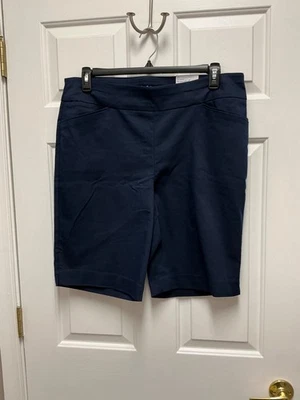 ЖЕНСКИЕ CROFT & BARROW СРЕДНИЙ ПОДЪЕМ ЛЕГКИЙ ЭЛАСТИЧНОЙ БЕРМУДЫ ТЕМНО-ШОРТЫ РАЗМЕР 16 НОВЫЙ С ЯРЛЫКАМИ - Изображение 1 из 3