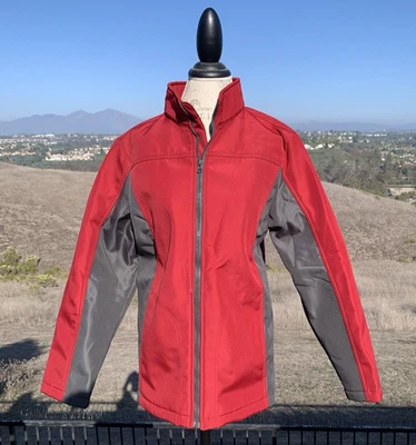 Cherokee Outerwear Youth Girls Brick Red Fleece Lined Coat Size XL 14/16 - Image 1 of 4