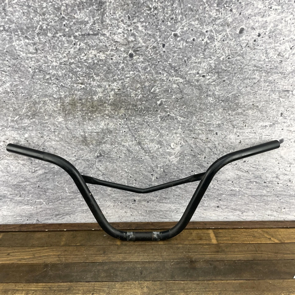 BMX Bicycle V-Bar Handlebars Black Double Clamp Crossbar Motocross Box - Image 1 of 4