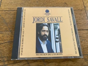 Jordi Savall: Musician of Europe (CD, 1989) Viola da Gamba Baroque RARE L'Europe - Picture 1 of 3