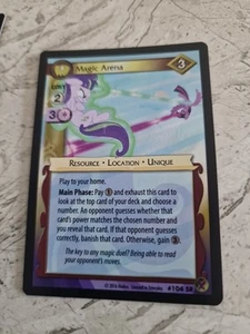 My Little Pony CCG Magic Arena Marks In Time SR 104 Excelente - Imagen 1 de 2