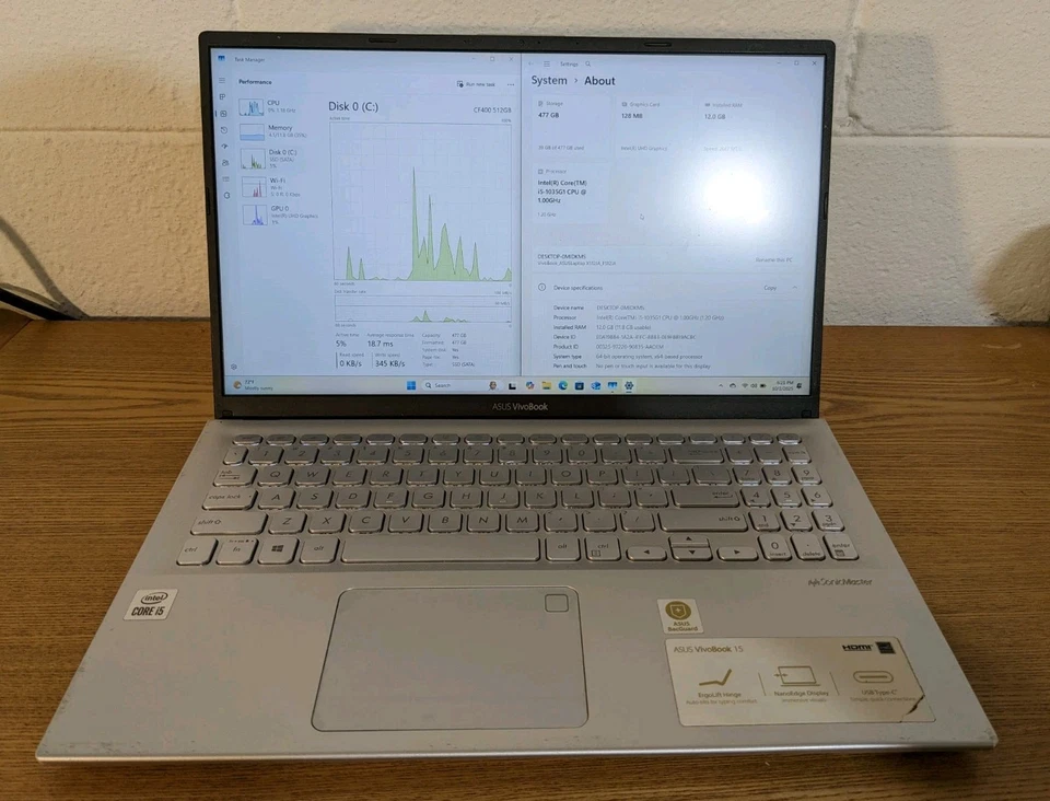 ASUS VivoBook F512J 15 15.6 inch (512GB, Intel Core i5 10th Gen8GB) - Image 1 of 4