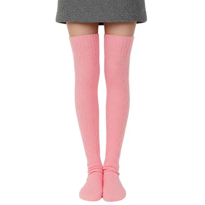 Wrapables Winter Warm Over the Knee Thigh High Long Boot Socks - Image 1 of 4