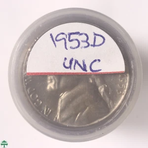 Roll of - 1953-D Jefferson Nickels - Uncirculated Details - with Problems - Picture 1 of 4