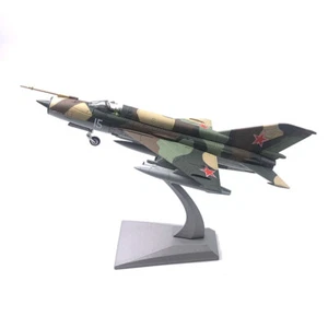 Avión de combate soviético MIG-21 modelo militar fundido a presión de aleación a escala 1:72 - Imagen 1 de 23