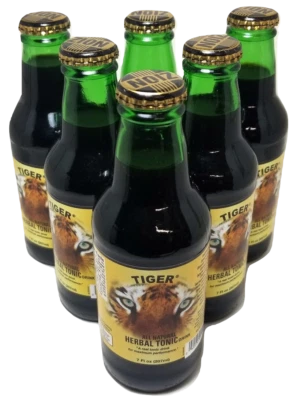 Tiger all Natural herbal tonic drink - 7 fl oz each ( 6 PACK )