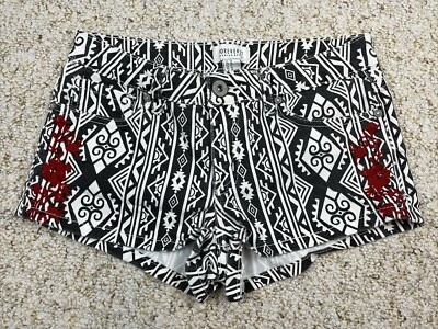 Forever 21 Jeans Shorts Women's size 26 Stretch Denim Aztec Print  (waist 29") - Image 1 of 4