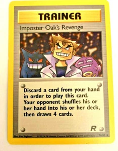 IMPOSTER OAK’S REVENGE - Team Rocket - 76/82 - Uncommon - Pokemon - NM - Picture 1 of 2
