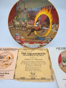 Ringling Bros. and Barnum & Bailey Circus Collector Plate 6th Issue Equestrians - Picture 1 of 4