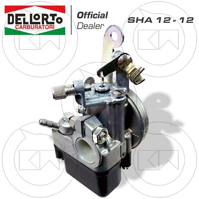 CARBURATORE DELL'ORTO SHA 12-12 TIPO ORIGINALE PER PIAGGIO SI 50