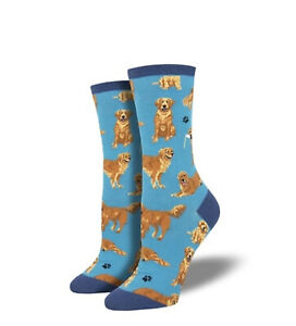 Golden Retiever Dog Socks - SockSmith Cotton Womens One Size Fits Most