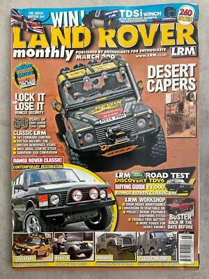 Land Rover Monthly Magazine - March 2008 - Disco TDV6, Libya, 101 Forward Contro - Image 1 of 4