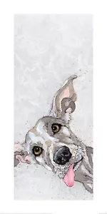 Bev Davies - Happy Dog - Official Fine Art Print - 2 sizes available - Picture 1 of 3