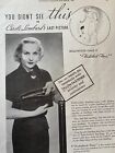 Carole Lombard, Talon Fasterner Handbags, Full Page Vintage Print Ad