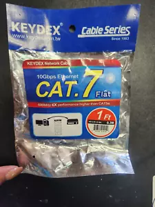 12 Zoll Cat7 RJ45 Netzwerk Ethernet SSTP Patchkabel geschirmt Kupfer 600MHz bla - Bild 1 von 2