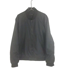 MARC ANTHONY Men's Bomber Style Jacket Size XXL Navy Full Zip Outside Pockets - Picture 1 of 4