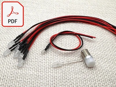 Yamaha CR-600 Repuesto Lámpara LED Bombilla Reparación Actualización Kit INSTRUCCIONES Foto 1 de 4