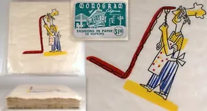 SELLADO Monograma de Colección de California 50 Serpientes de Papel Almuerzo Barbacoa Día del Padre Papá - Imagen 1 de 8