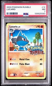 PSA 7 - Lucario 12/16 2009 Pokemon RUMBLE - Pokemon - Picture 1 of 5