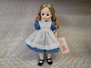 Muñeca Madame Alexander Muñeca Alicia en el País de las Maravillas #1552 13 pulgadas con caja y soporte - Imagen 1 de 12