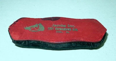 Escova antiga RCA Victrola Nipper Dog Record Duster Jacobs Inc. Philadelphia, PA - Imagem 1 de 4