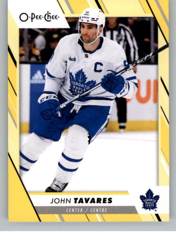 2023-24 O-Pee-Chee OPC NHL Hockey Yellow Border Cards Pick From List 001-200 - Image 1 of 1