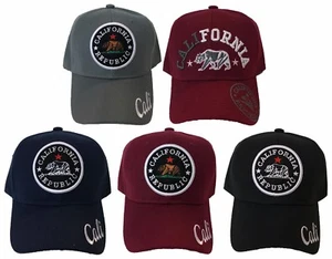 California Republic Cali Bear hat  Baseball cap - Picture 1 of 12