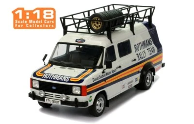 Modelo furgoneta Ford Transit MK.II Rothmans Rally Team diecast IXO 18RMC057XE 1:18th Foto 1 de 4