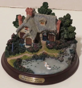 THOMAS KINKADE ""EVERETT'S COTTAGE"" CASA DE CAMPO ILUMINADA CON BATERÍA - Imagen 1 de 8