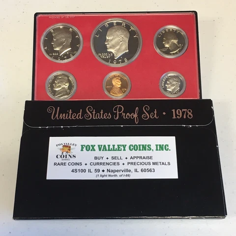 1978-S PROOF SET UNITED STATES MINT IN ORIGINAL U.S GOVERNMENT PACKAGING! Cover