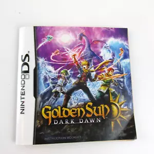 Golden Sun: Dark Dawn Nintendo DS Manual Only No Game - Picture 1 of 3