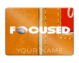 Personalized Custom Name Focused Sports Refrigerator Fridge Magnet - Picture 1 of 13