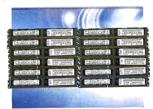 IBM LOT 24GB (12x 2GB) PC3-10600R DDR3 1333MHz Server Memory 49Y1438 47J0149 LPR - Photo 1/1