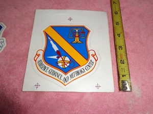 Vintage 4.75" Aviation AEROSPACE GUIDANCE & METROLOGY CENTER WINDOW STICKER - Picture 1 of 1
